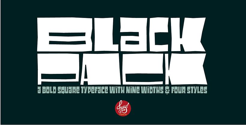 Black Pack Font 2