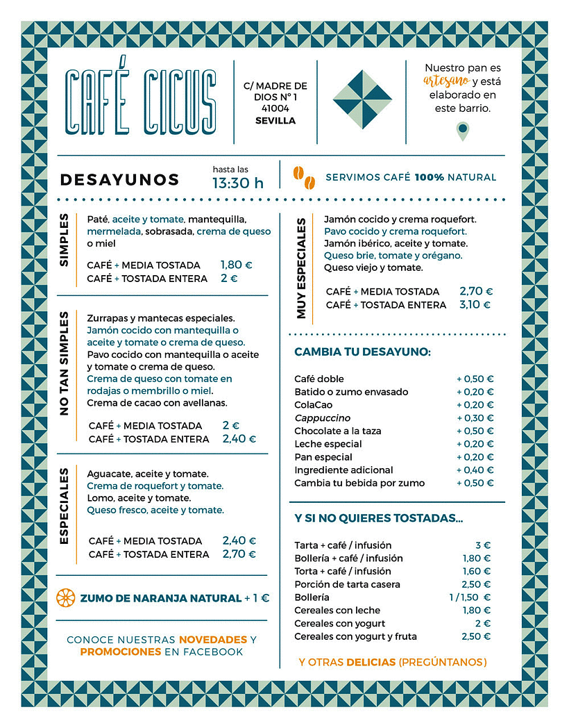 Carta Café Cicus 0