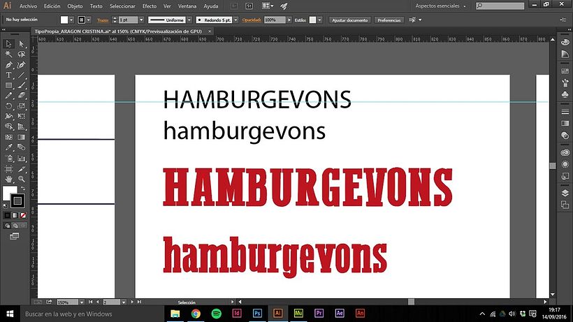 Creación de una Tipografía 0