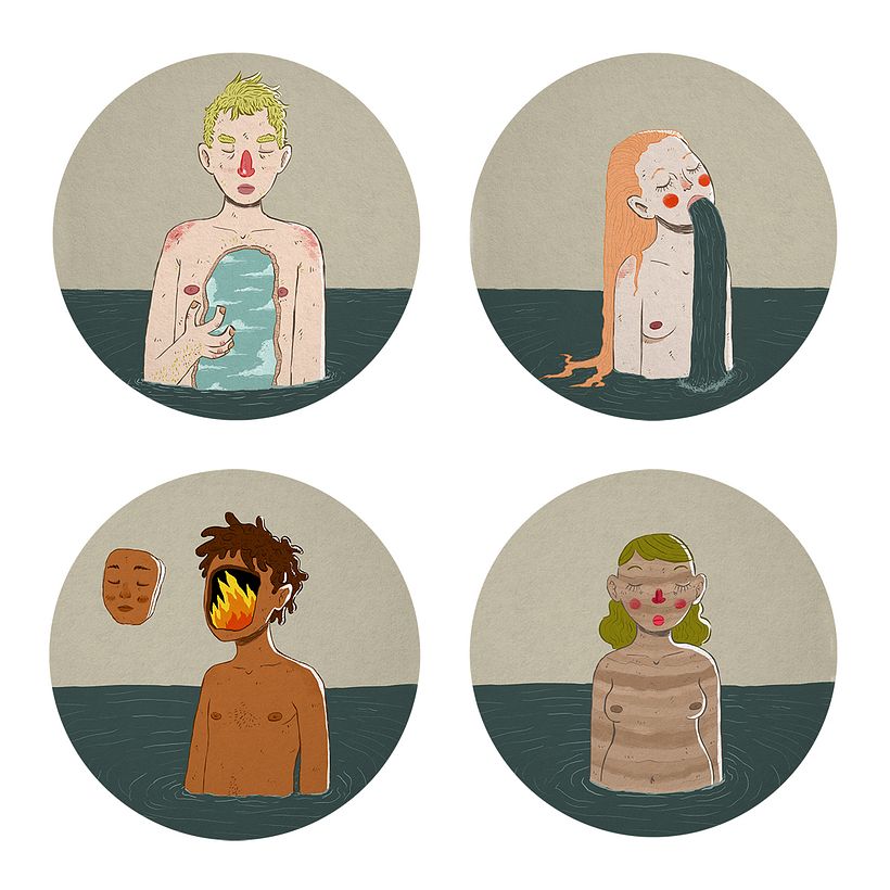 Cuatro elementos - Ilustraciones 4