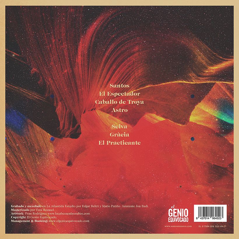 LP "Teoría del cielo" de la banda barcelonesa Muñeco 3