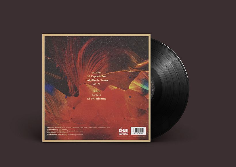 LP "Teoría del cielo" de la banda barcelonesa Muñeco 1