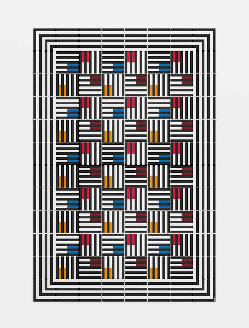 Alfombras que imitan los suelos hidráulicos barceloneses 5