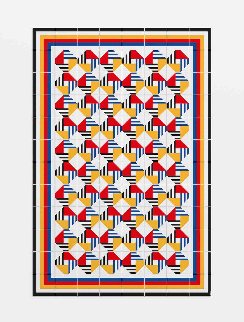 Alfombras que imitan los suelos hidráulicos barceloneses 10