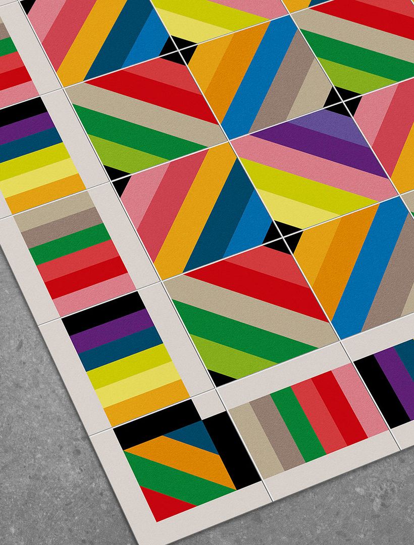 Alfombras que imitan los suelos hidráulicos barceloneses 12