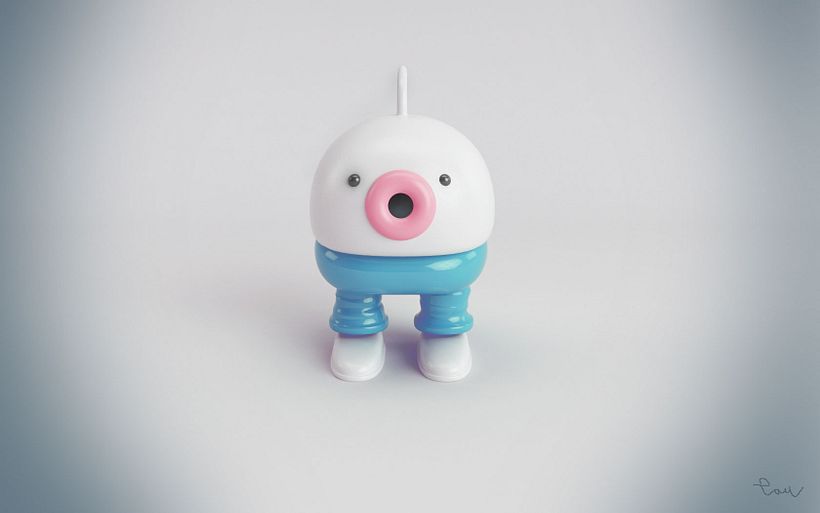 Mi Proyecto del curso: Diseño de personajes en Cinema 4D: del boceto a la impresión 3D -1