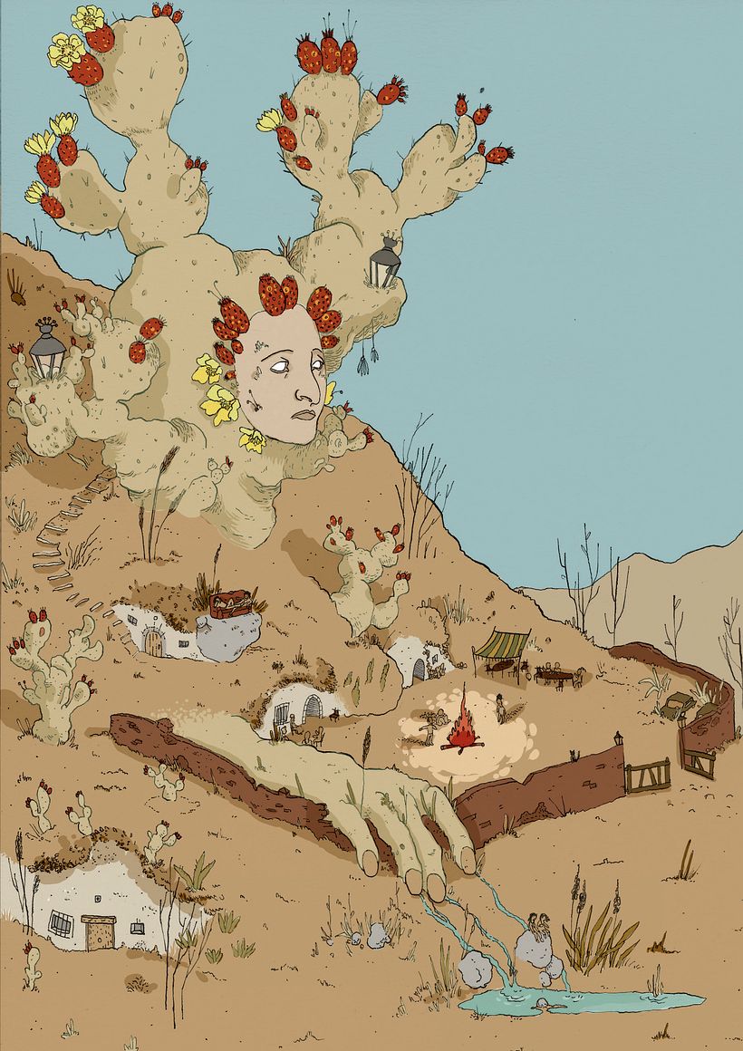 Ilustraciones de microrrelatos -1