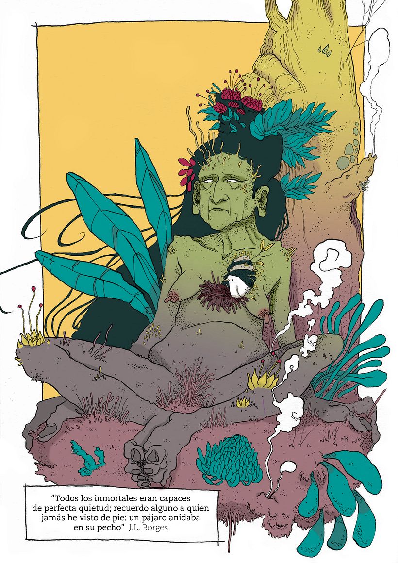 Ilustraciones de microrrelatos 0