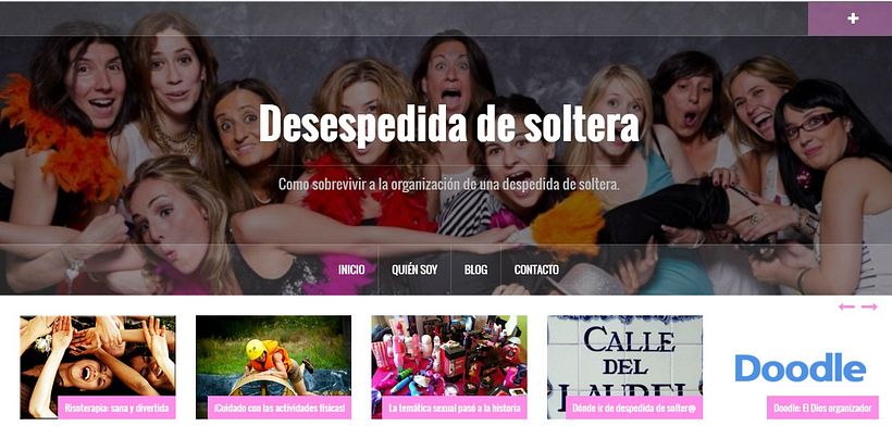 Web Desespedida de Soltera - Wordpress 0