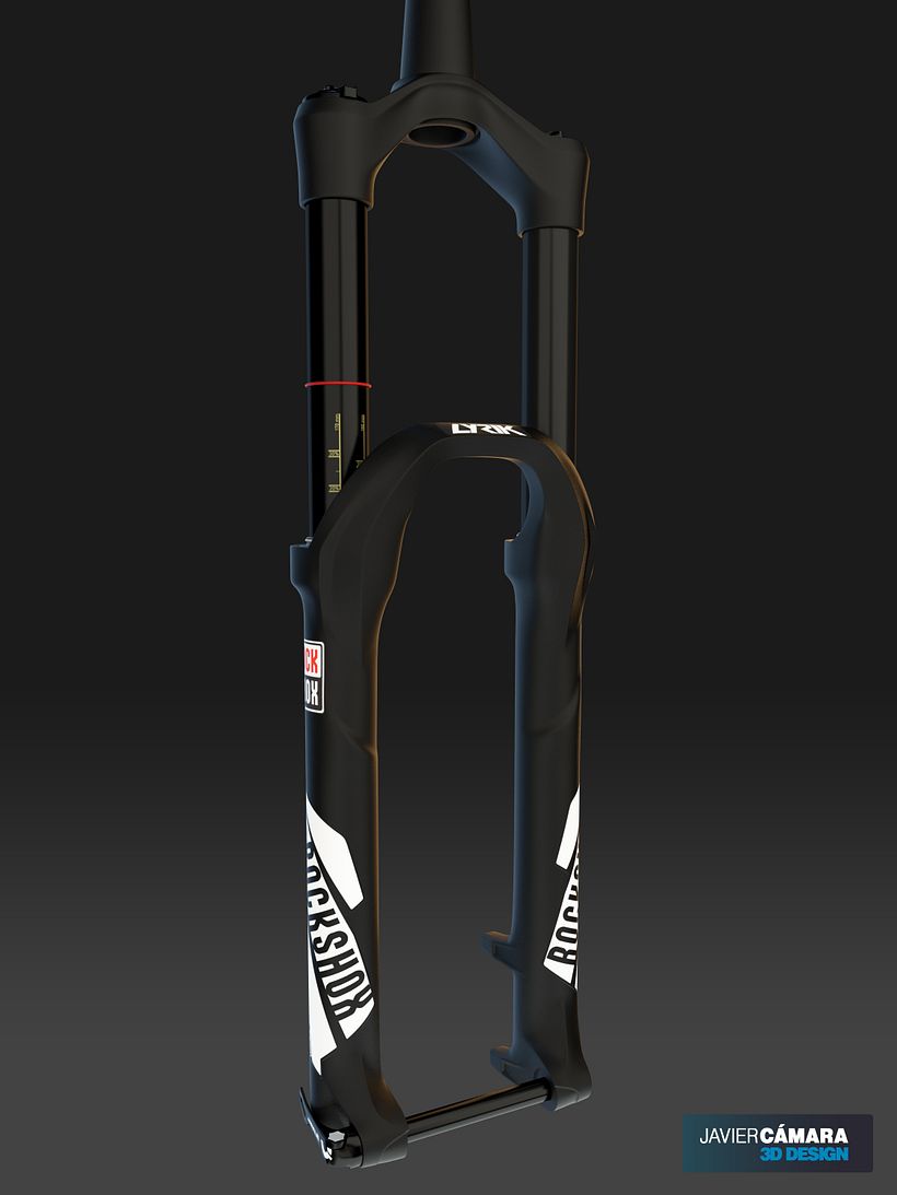 3D - Bike Suspension Rock Shox Lyrik 3