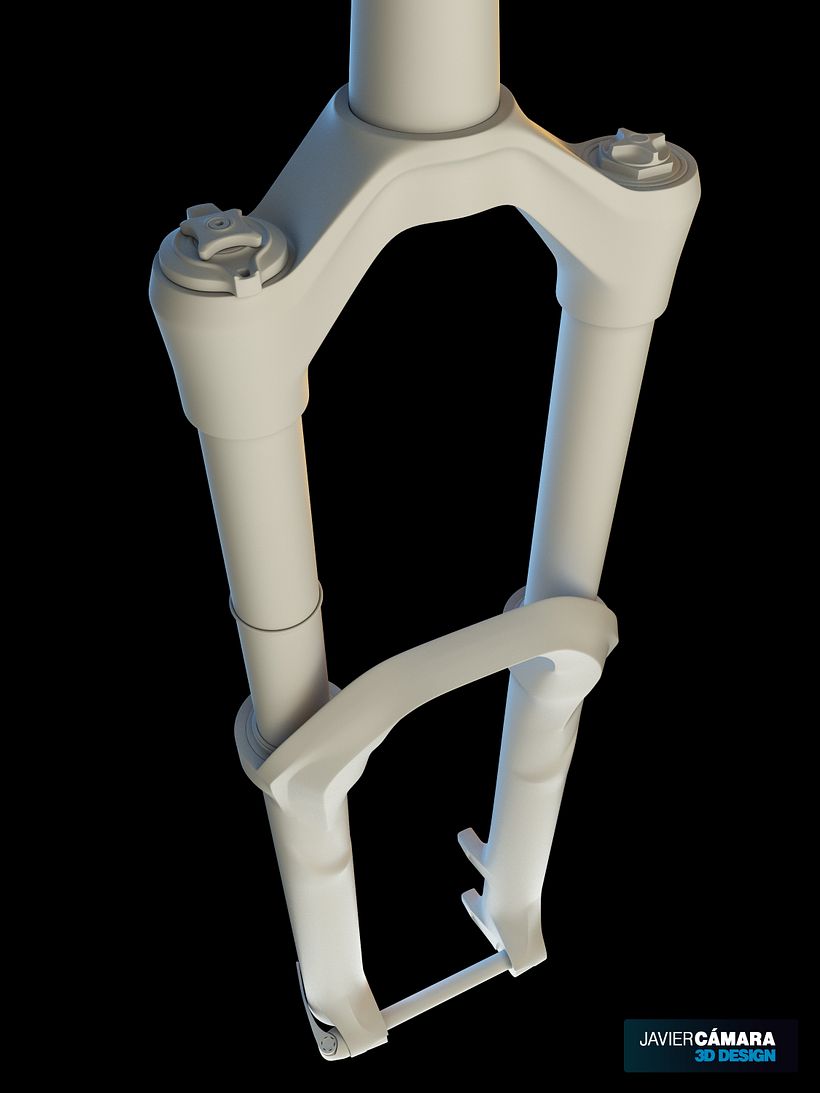 3D - Bike Suspension Rock Shox Lyrik 6