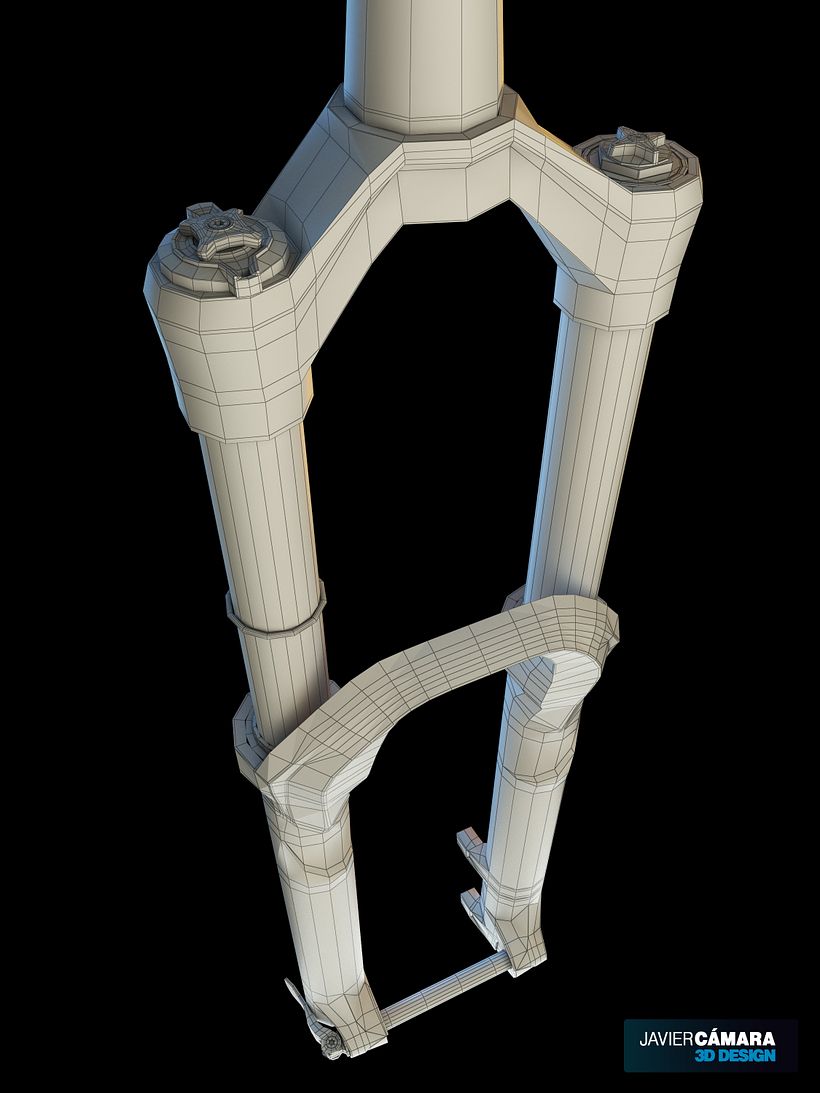 3D - Bike Suspension Rock Shox Lyrik 5