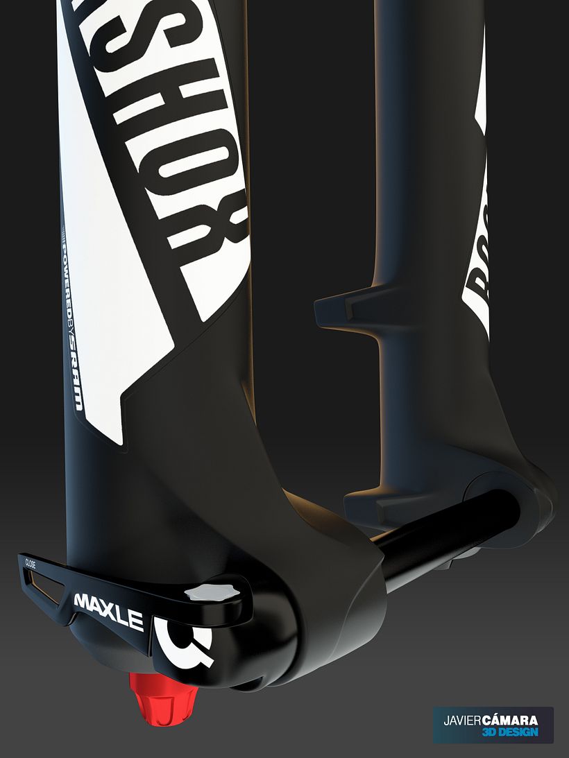 3D - Bike Suspension Rock Shox Lyrik 10
