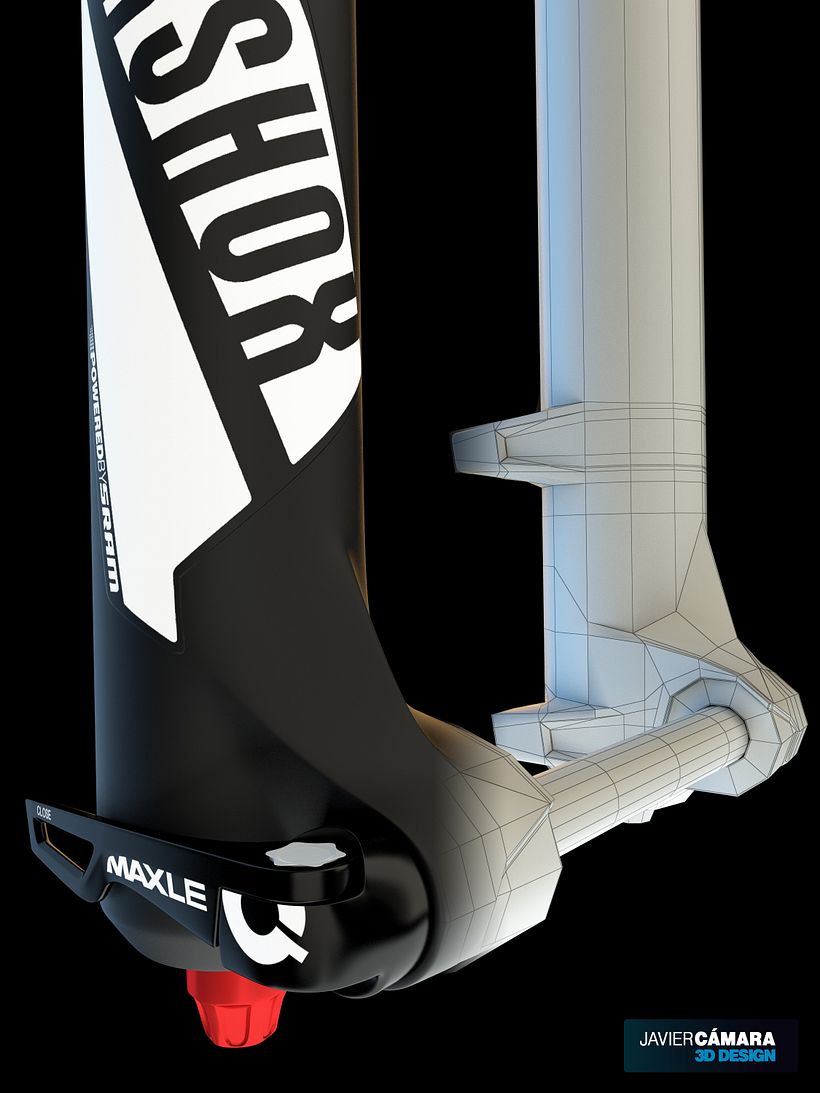 3D - Bike Suspension Rock Shox Lyrik 11