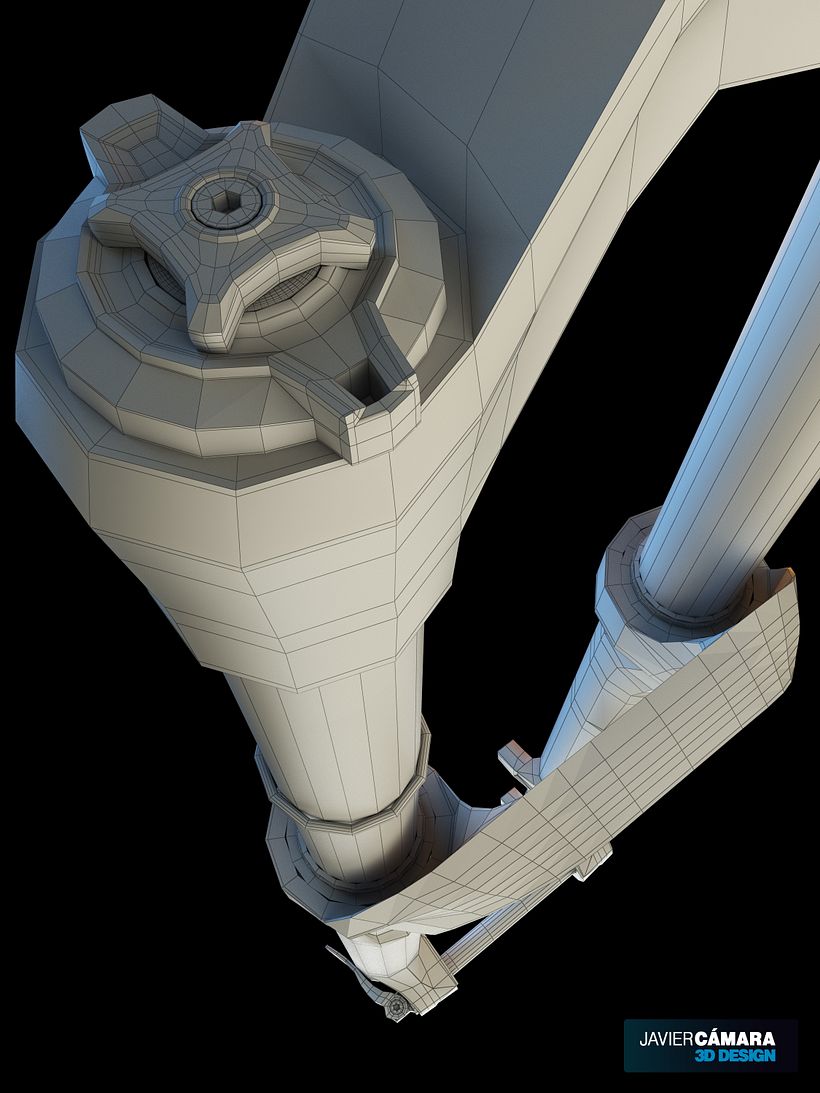 3D - Bike Suspension Rock Shox Lyrik 12