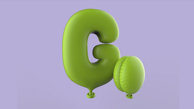 Alfabeto typografico en 3D 7