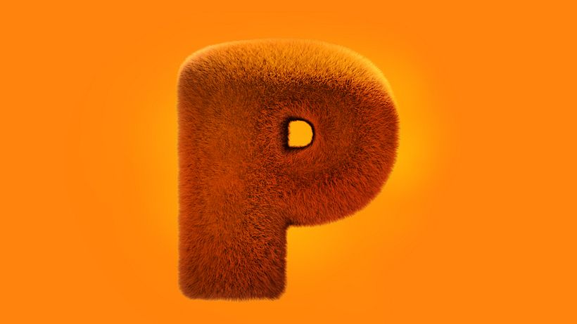 Alfabeto typografico en 3D 16