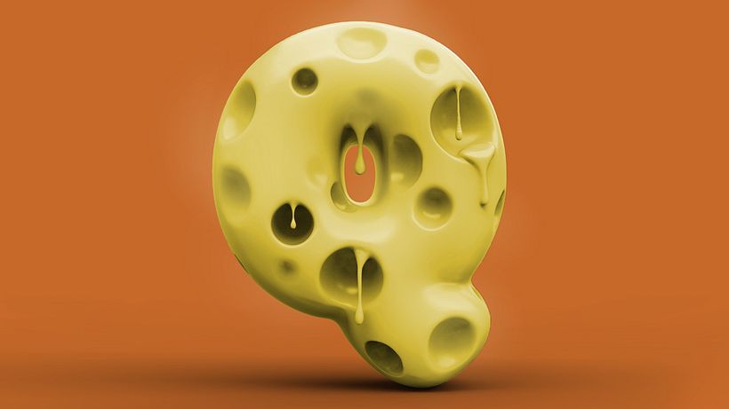 Alfabeto typografico en 3D 17