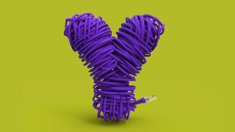 Alfabeto typografico en 3D 25