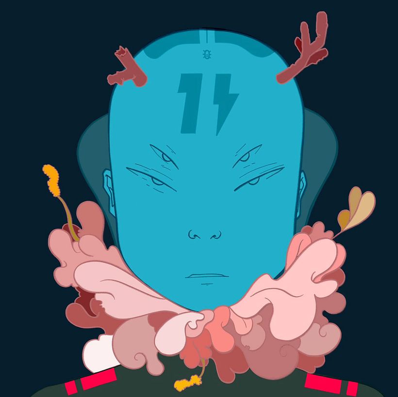 Microbians crea seres de otro planeta con Procreate 4