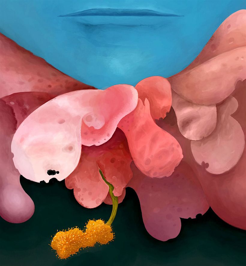 Microbians crea seres de otro planeta con Procreate 9
