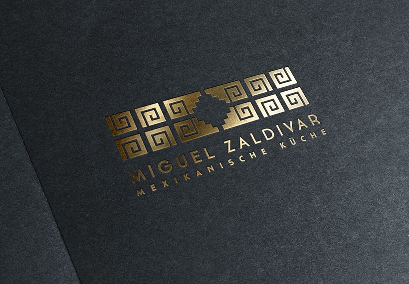 Imagotipo creado para el Chef Miguel Angel Zaldívar, cocinero mexicano. 0