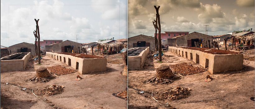 LIBRO.  ANTES y DESPUÉS.    Fotos de Gambia. Curso Revelado LIGHTROOM 3