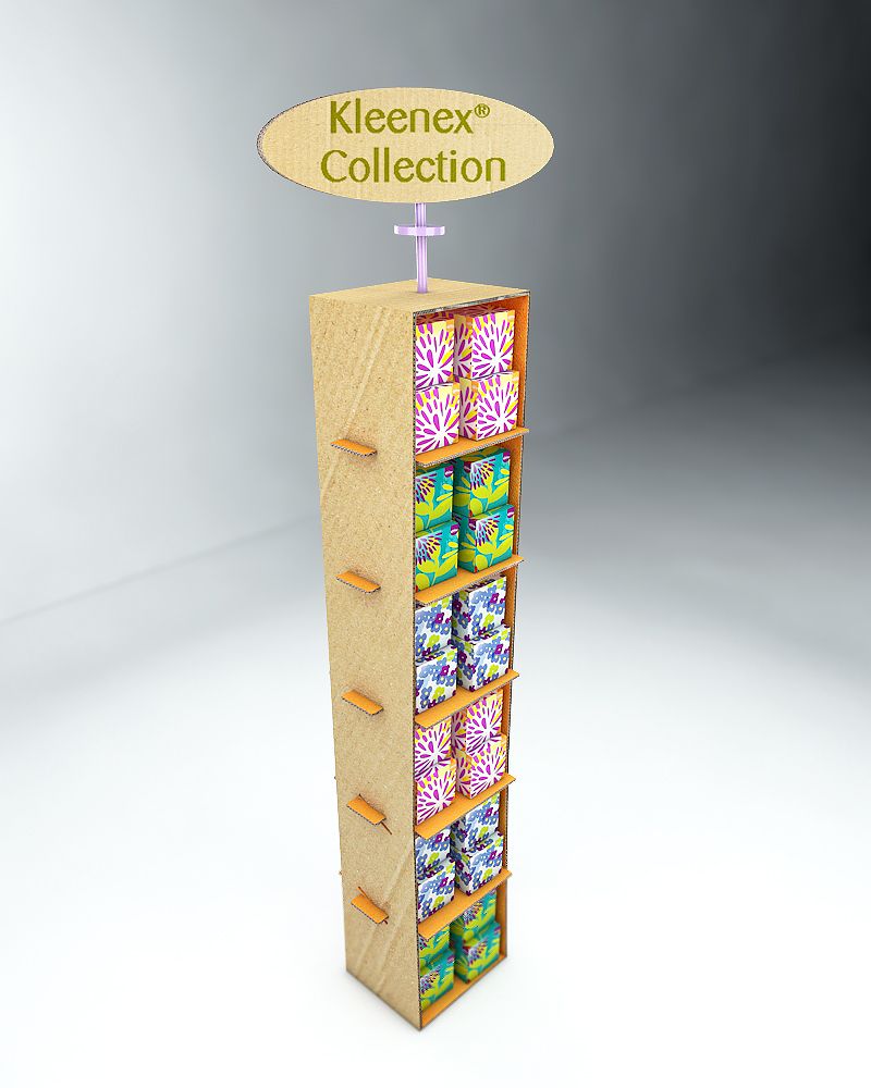 Propuesta de muebles y eventos para Kleenex -1