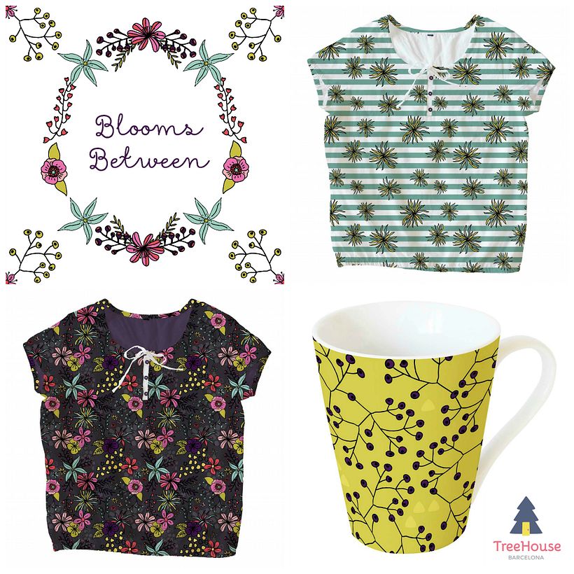 Diseño de estampados - Fancy Florals 1