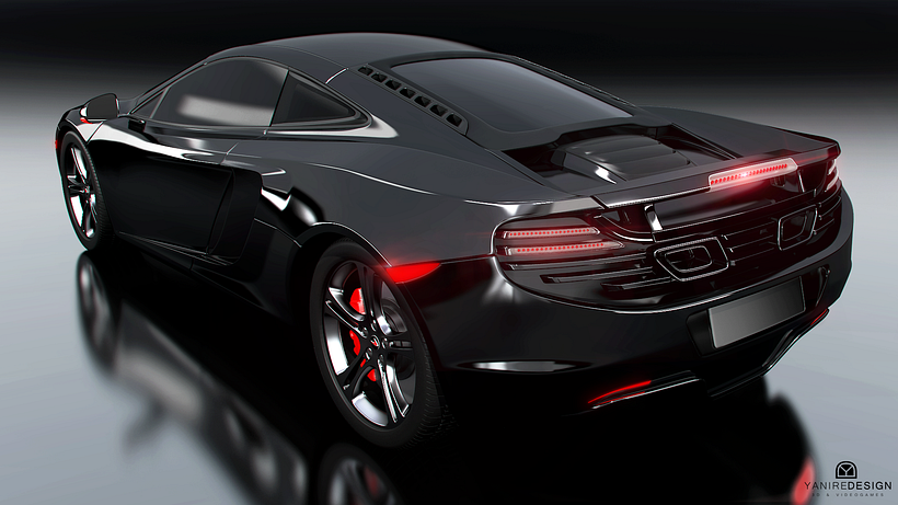 3D Car McLaren MP4  -1