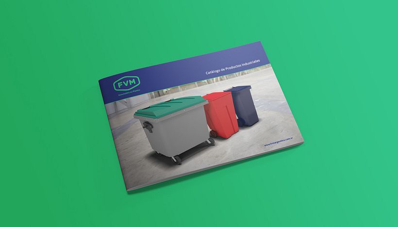 Rediseño de imagen para FVM una empresa dedicada a la fabricación y comercialización de productos plásticos para la industria, el campo, el comercio, municipios, comunas y empresas. 5