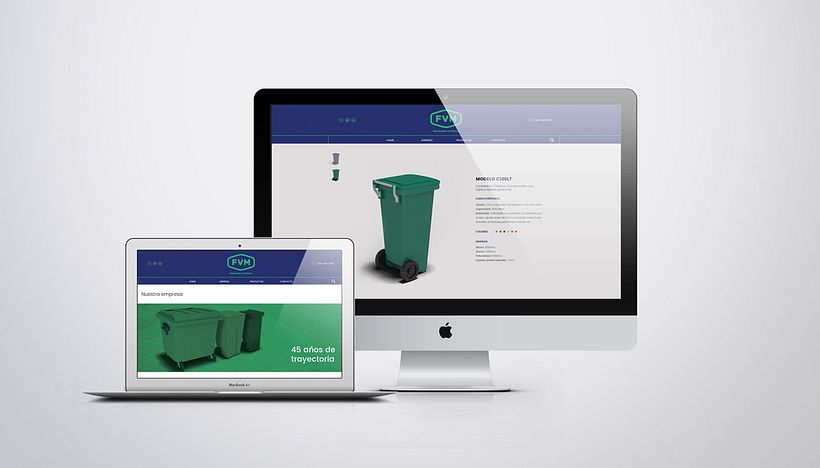 Rediseño de imagen para FVM una empresa dedicada a la fabricación y comercialización de productos plásticos para la industria, el campo, el comercio, municipios, comunas y empresas. 8