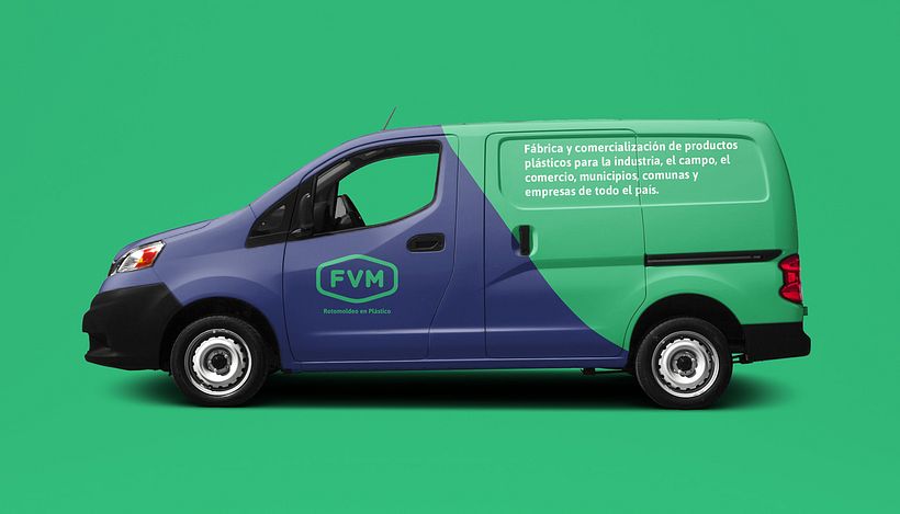 Rediseño de imagen para FVM una empresa dedicada a la fabricación y comercialización de productos plásticos para la industria, el campo, el comercio, municipios, comunas y empresas. 10