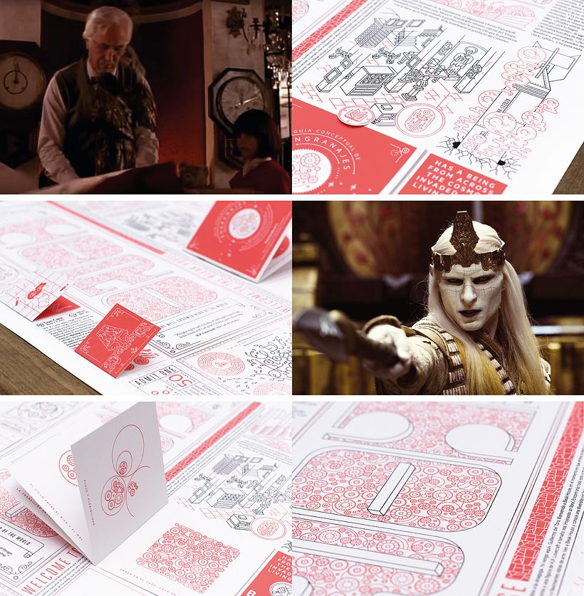 Póster Guillermo del Toro Art Show Los Angeles - Ilustración tradicional
