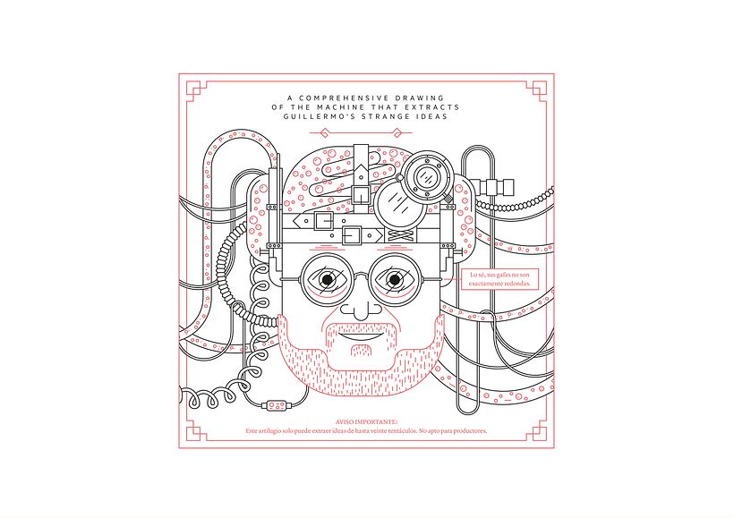 Póster Guillermo del Toro Art Show Los Angeles - Ilustración tradicional