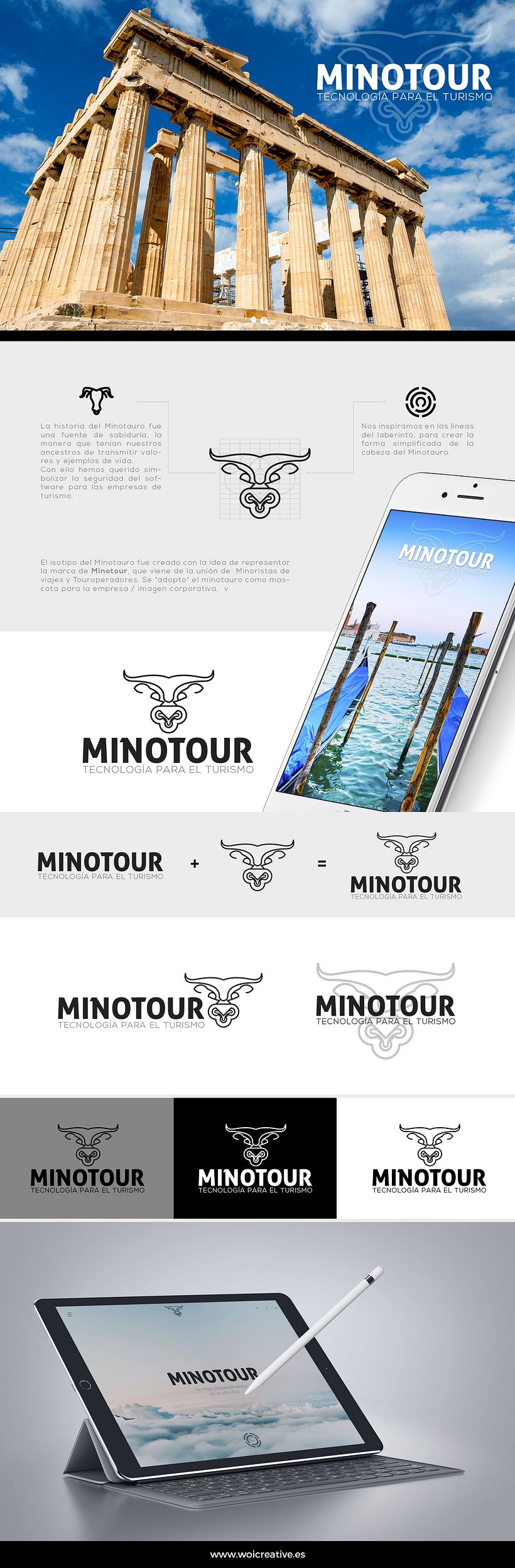 Diseño de Imagen Corporativa - Minotour -1
