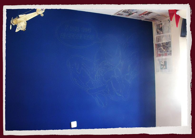 Spiderman. Mural habitación infantil. Aerosol+Acrilico. 0