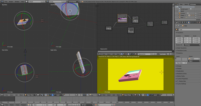 “Toon Shader Test WIP” 1