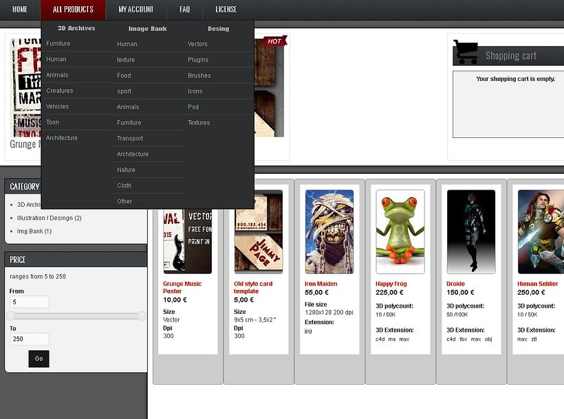 digitalcgbox página web desarrollada en drupal 1