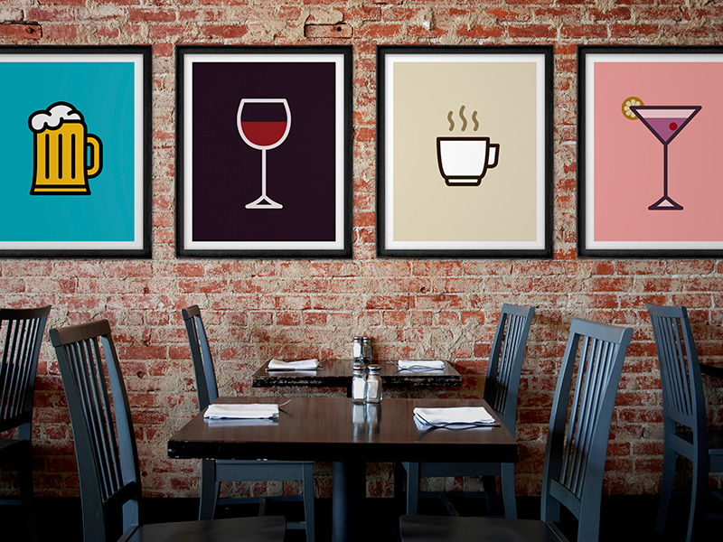 Icon Prints: Drinks Series 1