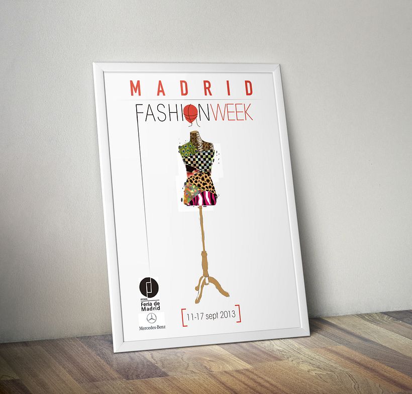 DISEÑO DE CARTEL PARA LA FASHION WEEK MADRID 2013 1