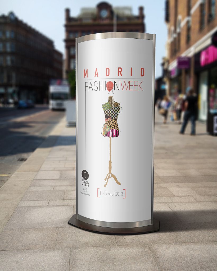 DISEÑO DE CARTEL PARA LA FASHION WEEK MADRID 2013 2