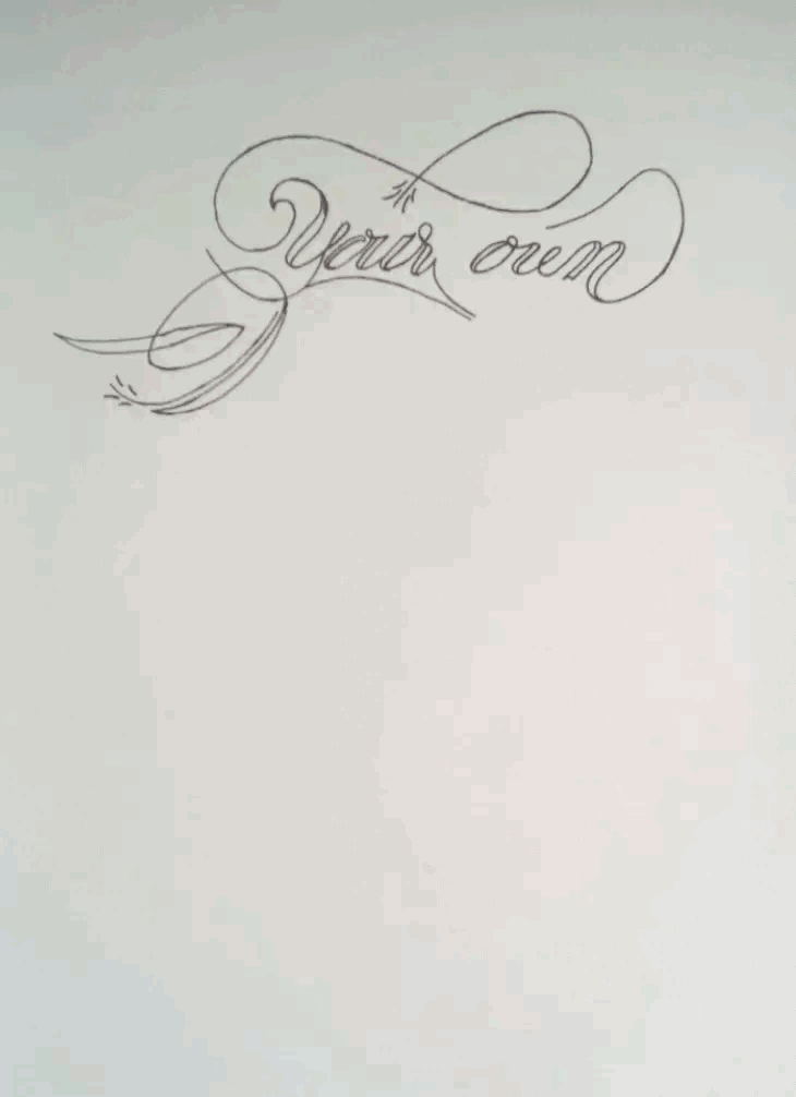 Lettering sobre tela - Diseño gráfico