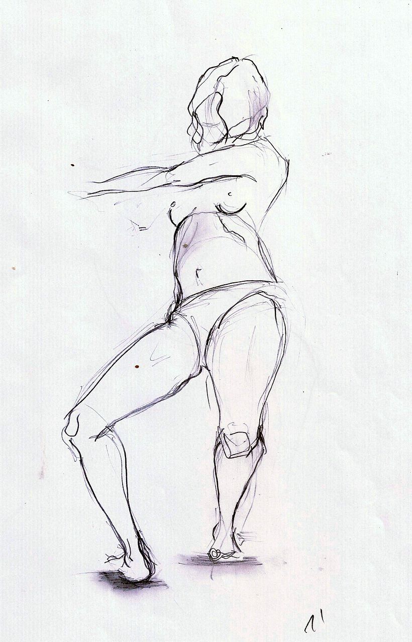 Dibujo del movimiento 4