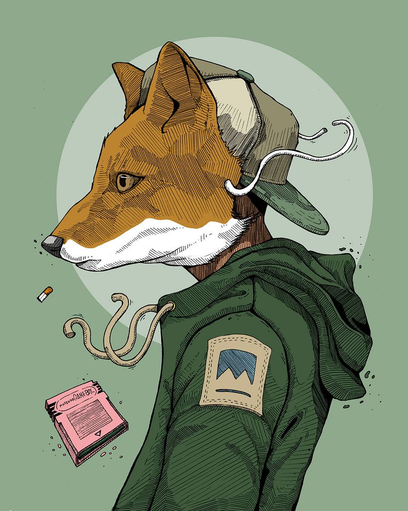 Ilustraciones con reminiscencias urbanas de Dhani Barragan 1