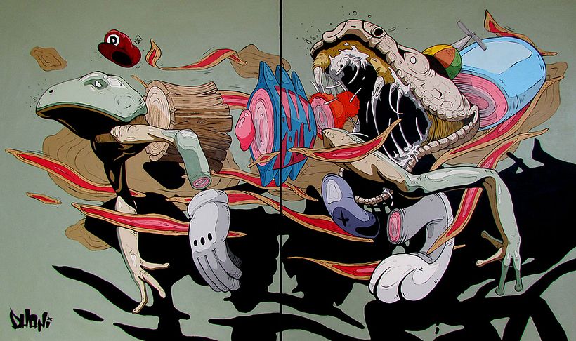 Ilustraciones con reminiscencias urbanas de Dhani Barragan 2