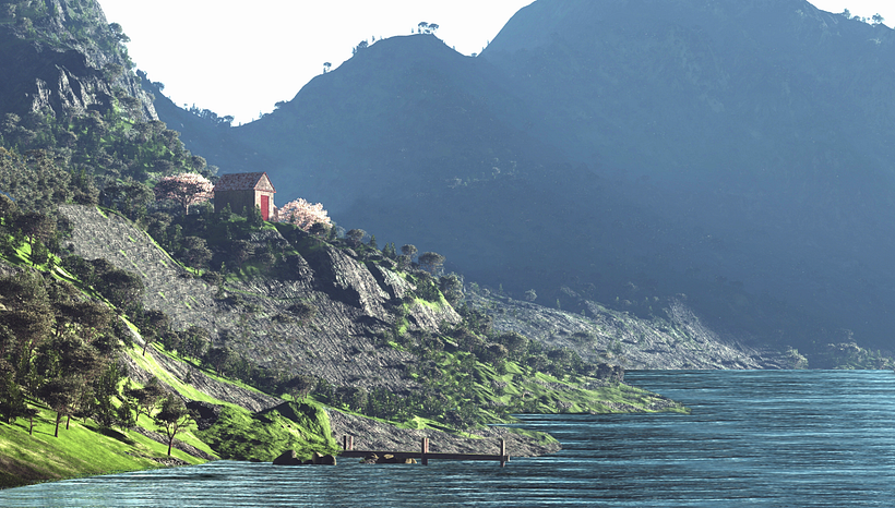 Práctica matte 2D a 3D con partículas. 2