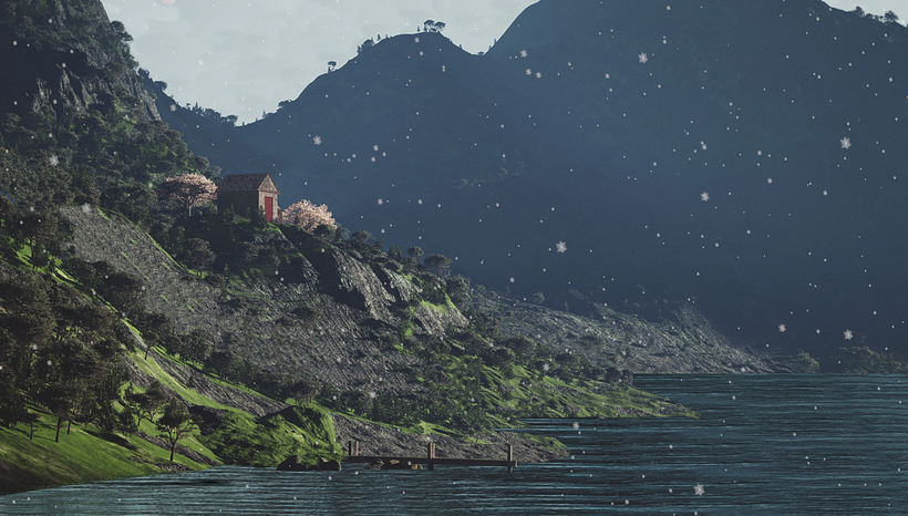 Práctica matte 2D a 3D con partículas. 4