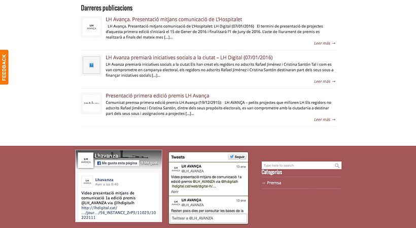 WEB CORPORATIVA WORDPRESS 4