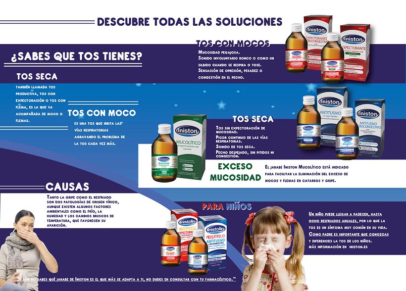Diseño de un folleto, un tríptico para Inistón. 0